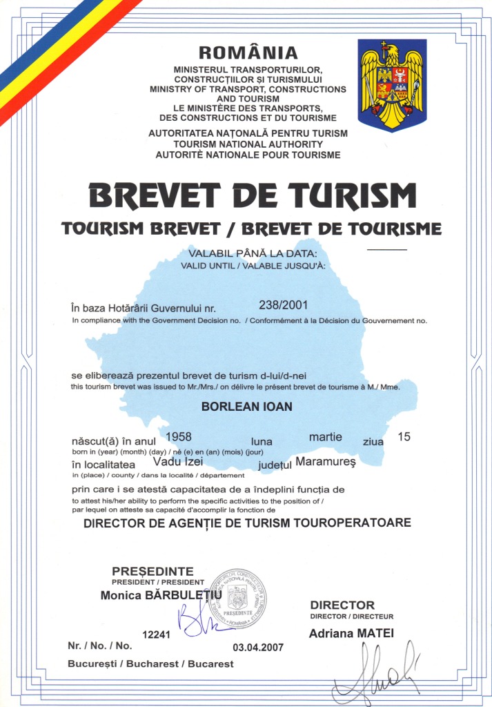 Brevet de turism